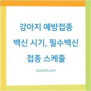 강아지 예방접종 시기표,필수백신 종류,비용절약 팁 완벽가이드