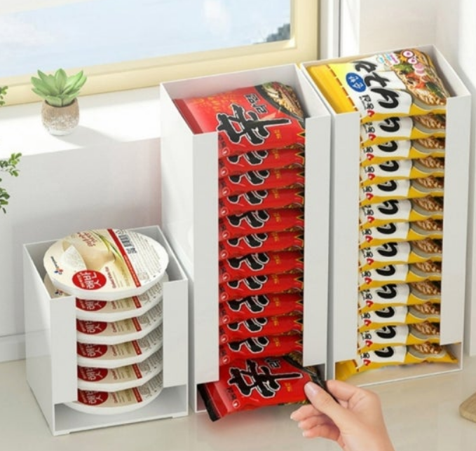 구디푸디 라면 정리함 – 주방을 깔끔하게 유지하는 최적의 수납템
